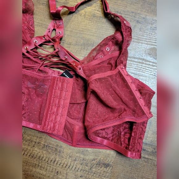 Torrid lace up longline underwire bralette - Picture 9 of 10